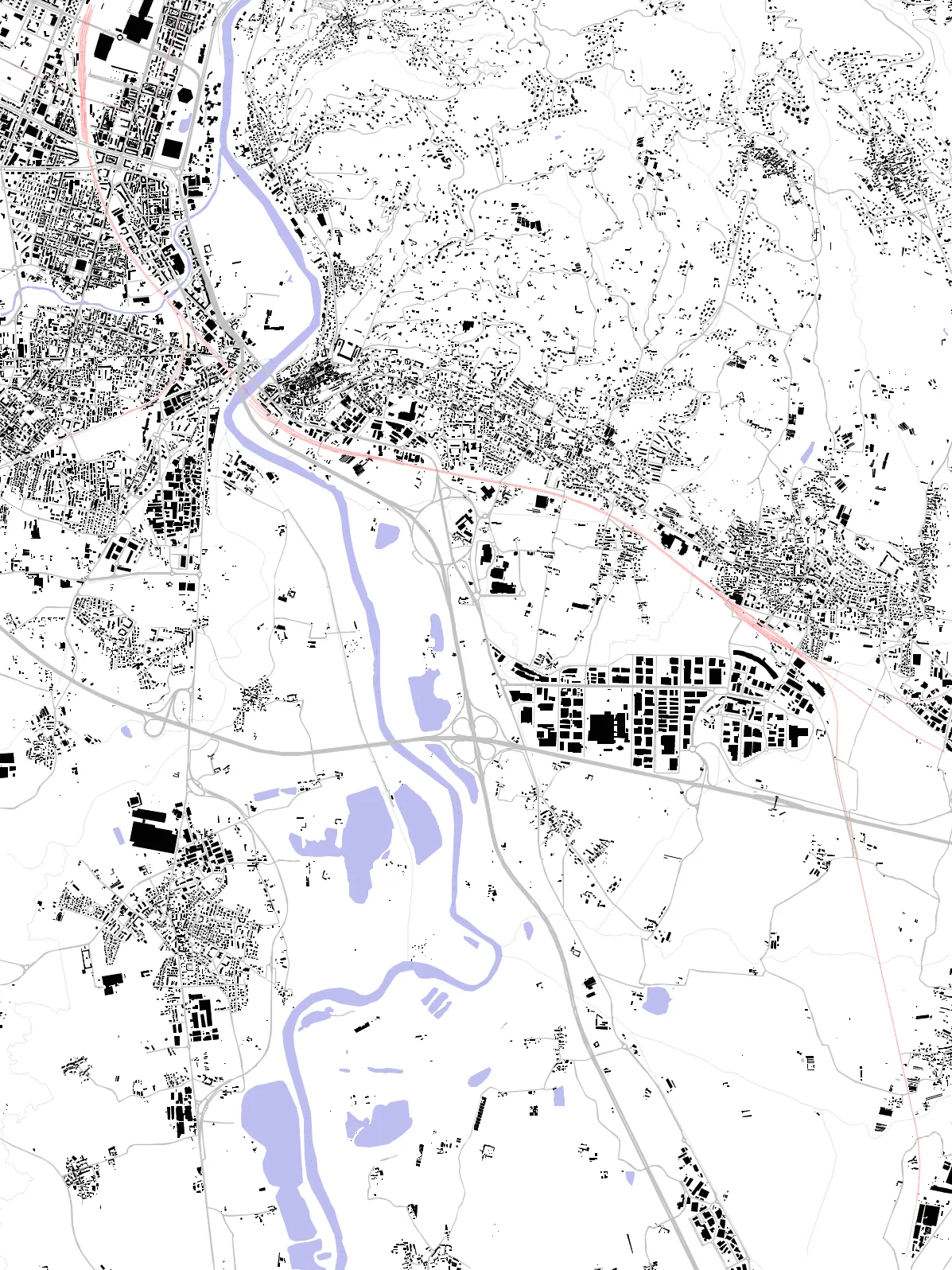 Moncalieri figure ground plan
