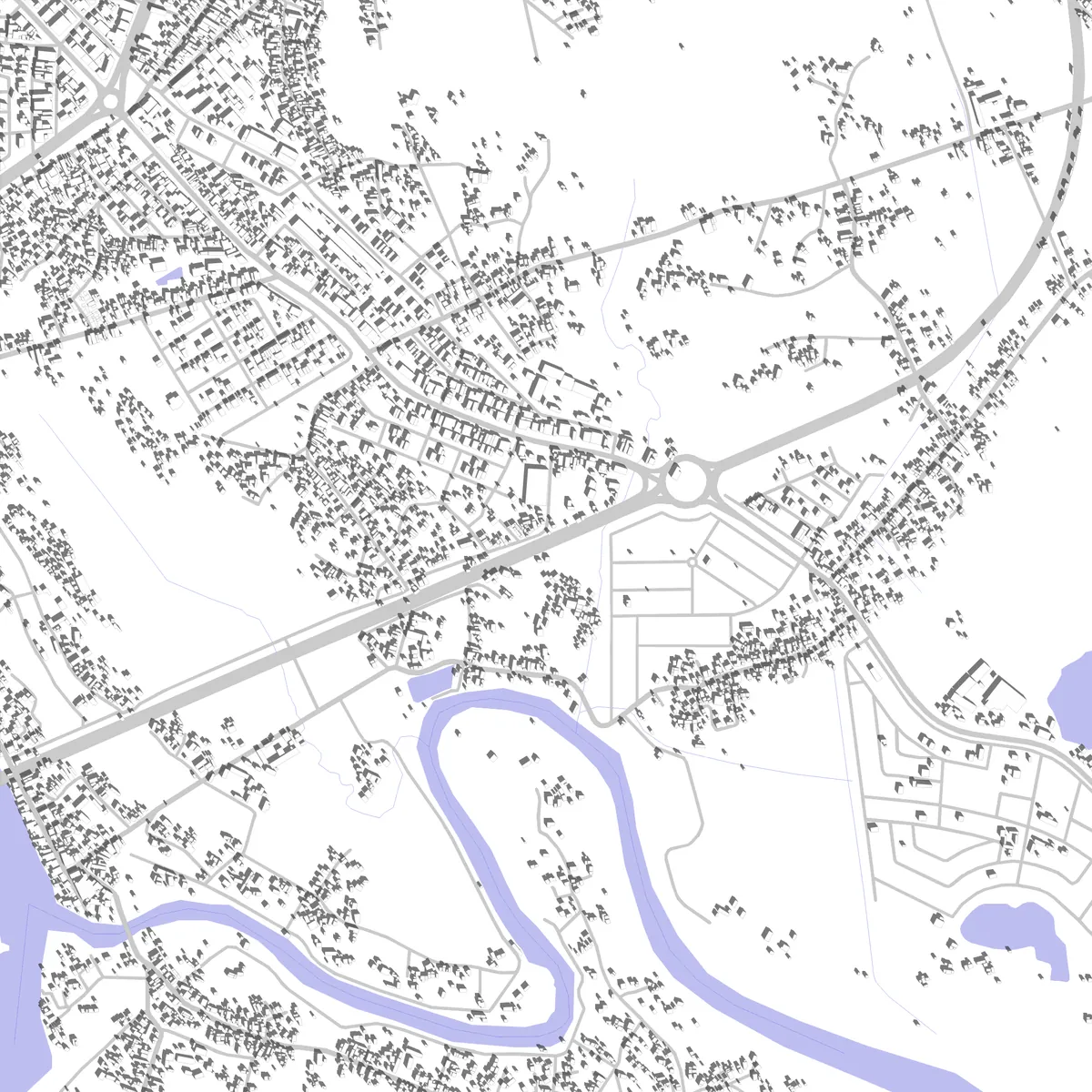 Móng Cái Lageplan (2,5 km)