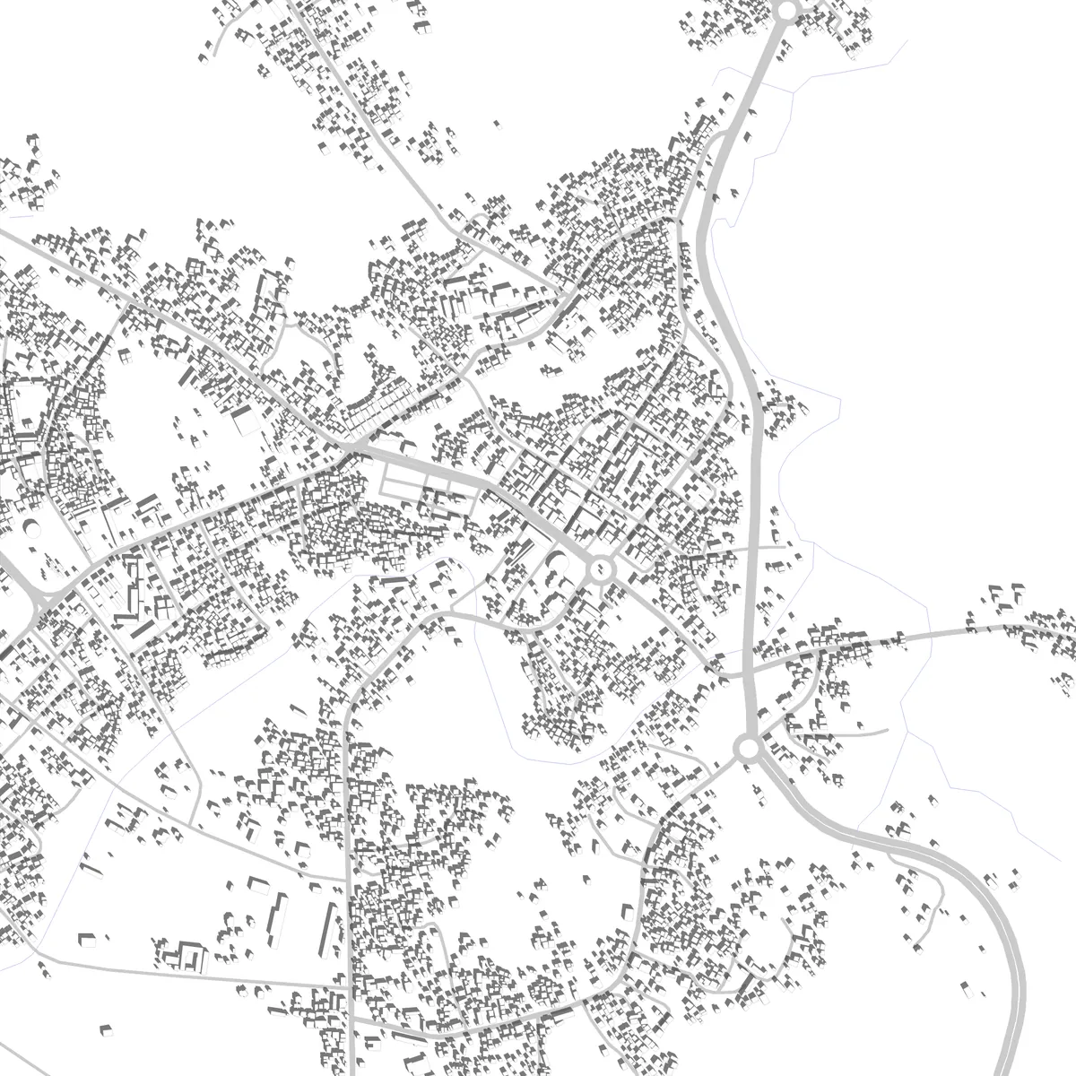 Mongomo Lageplan (2,5 km)