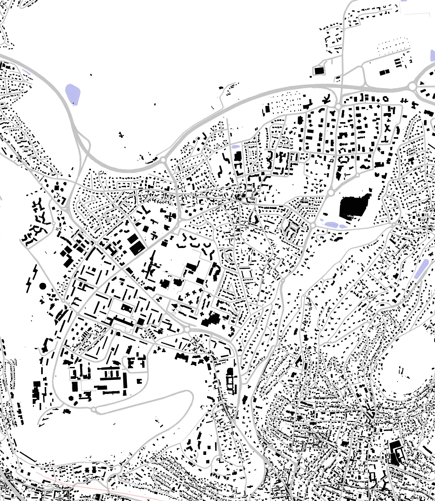 Mont-Saint-Aignan plan de masse
