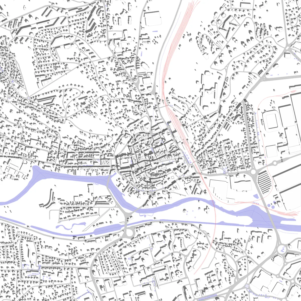 Montbéliard site plan (2.5 km)