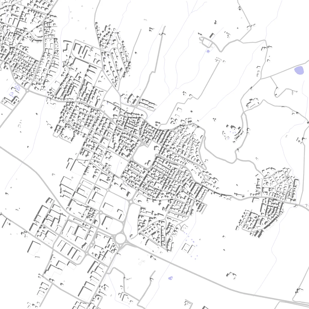 Montemurlo planimetria di sito (2,5 km)