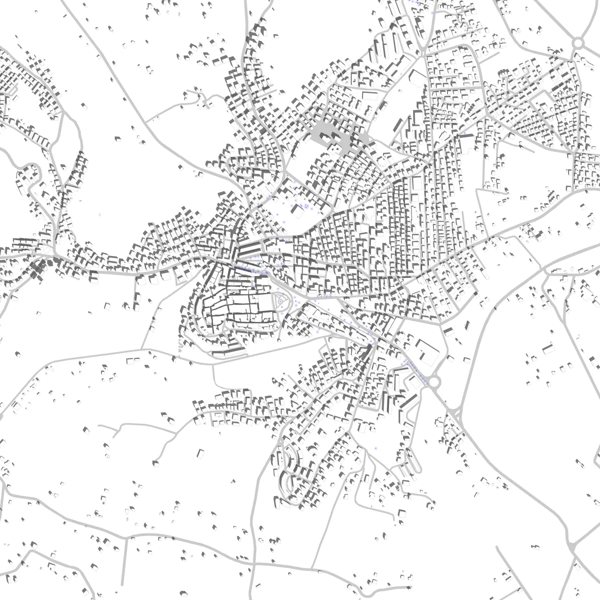 Monterotondo planimetria di sito (2,5 km)
