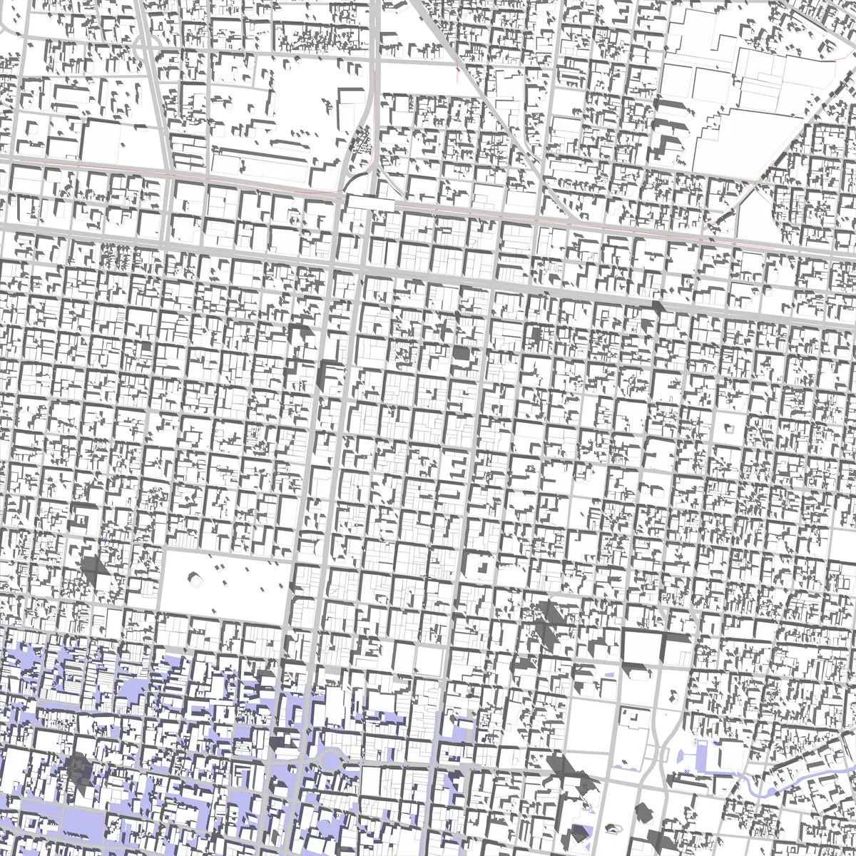 Monterrey Lageplan (2,5 km)