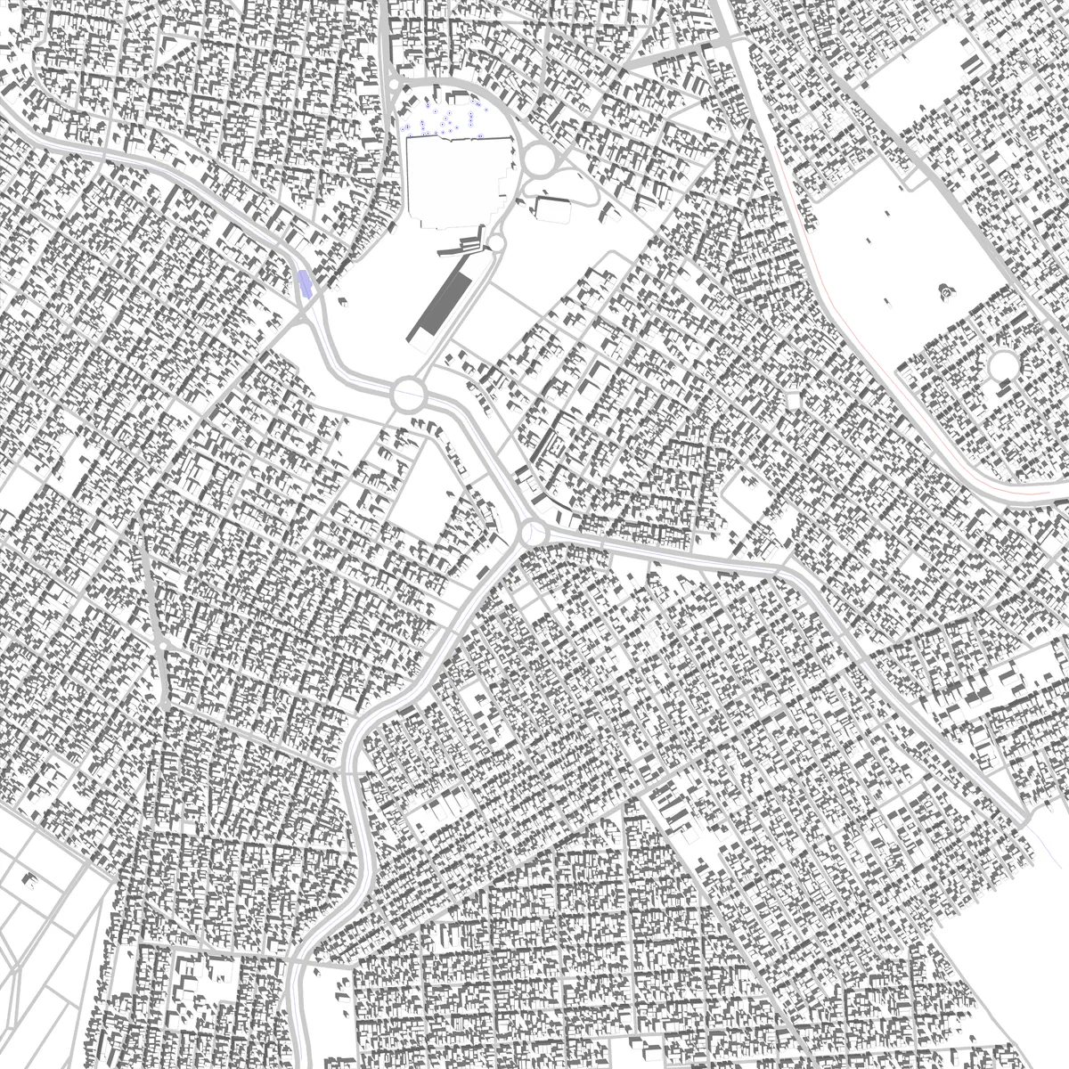 Montes Claros planta de localização (2,5 km)