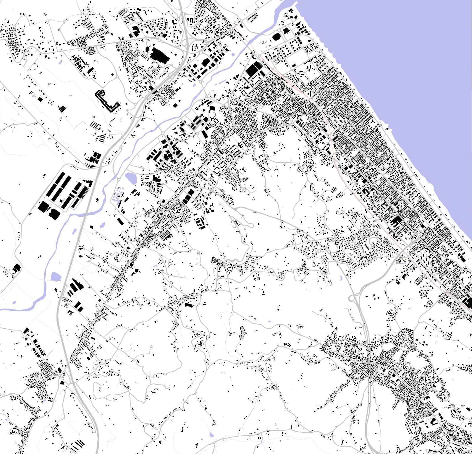 Montesilvano figure ground plan