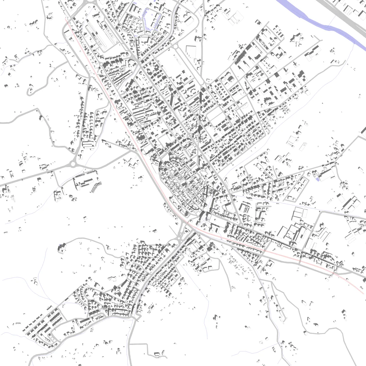 Montevarchi planimetria di sito (2,5 km)