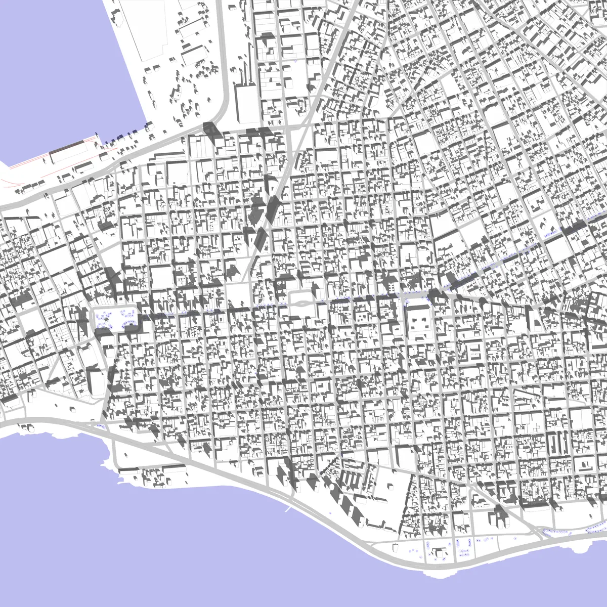 Montevideo plano de situación (2,5 km)
