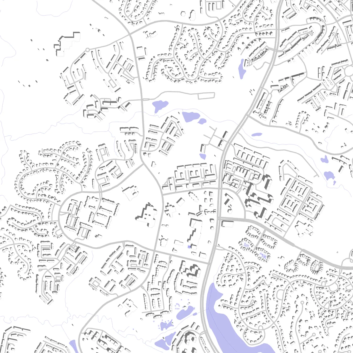 Montgomery Village Lageplan (2,5 km)