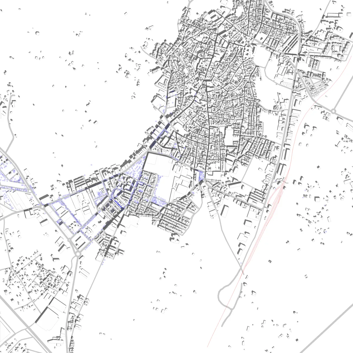 Montilla plano de situación (2,5 km)
