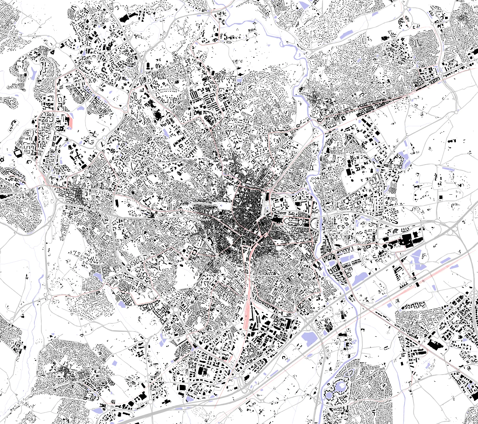 Montpellier Schwarzplan