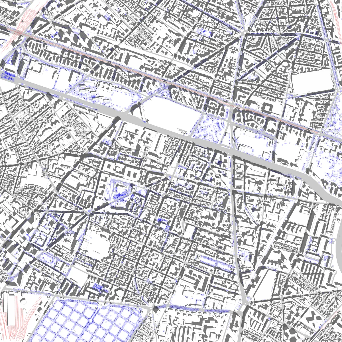 Montrouge Lageplan (2,5 km)