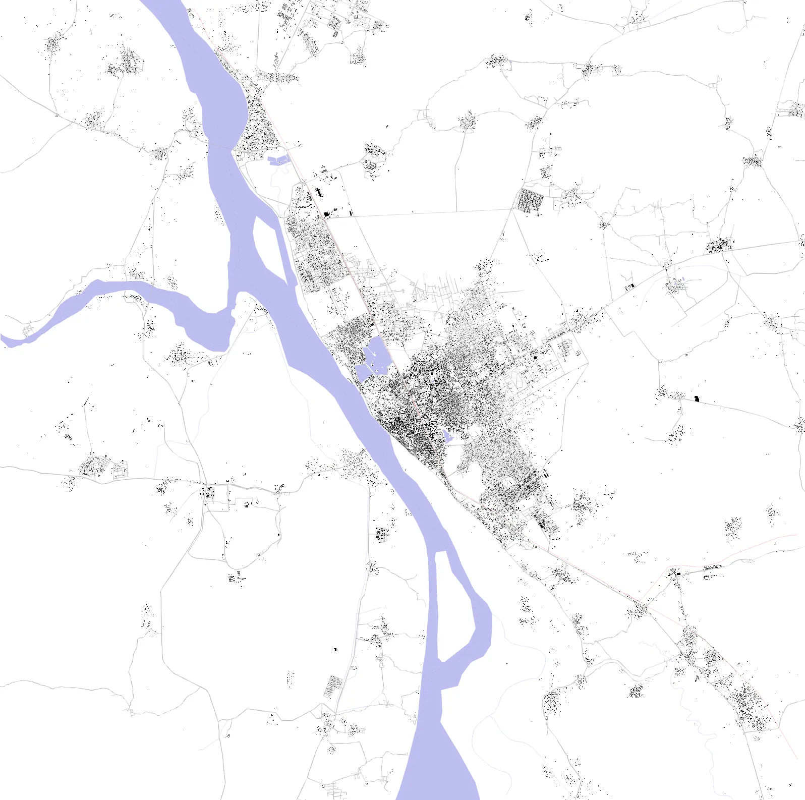 Monywa figure ground plan