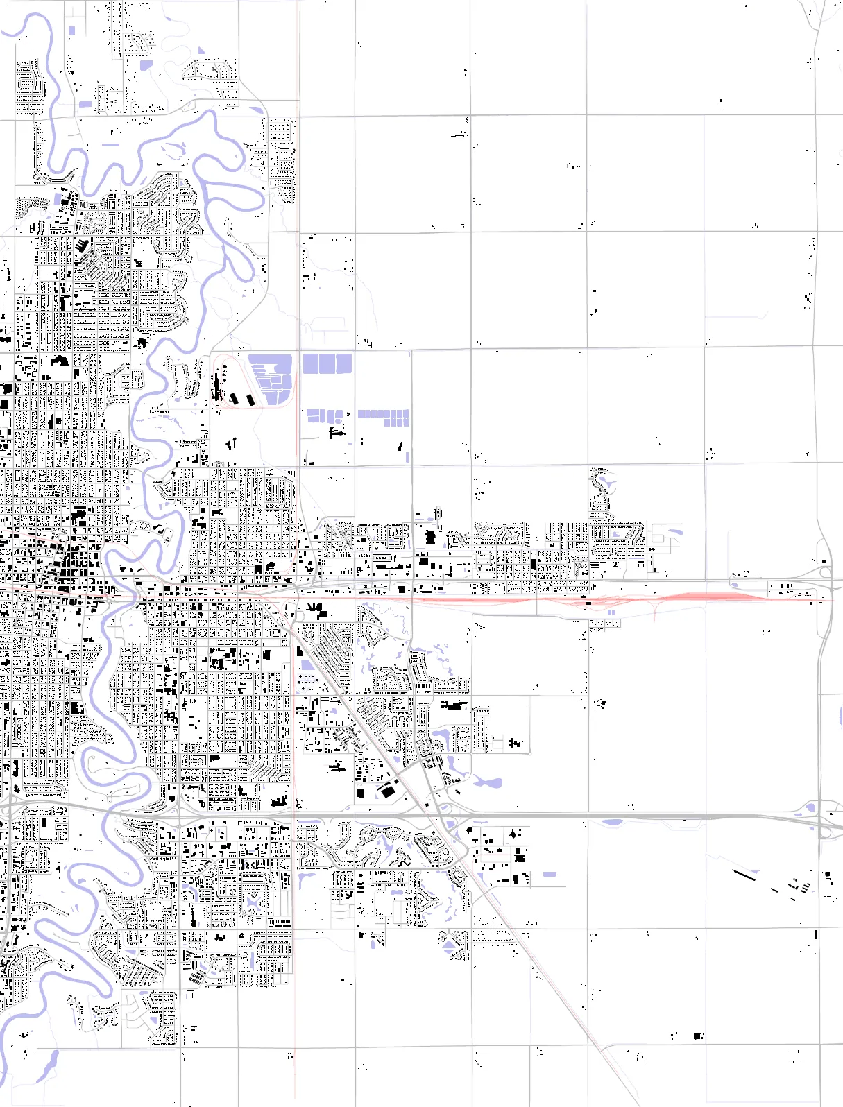 Moorhead Schwarzplan