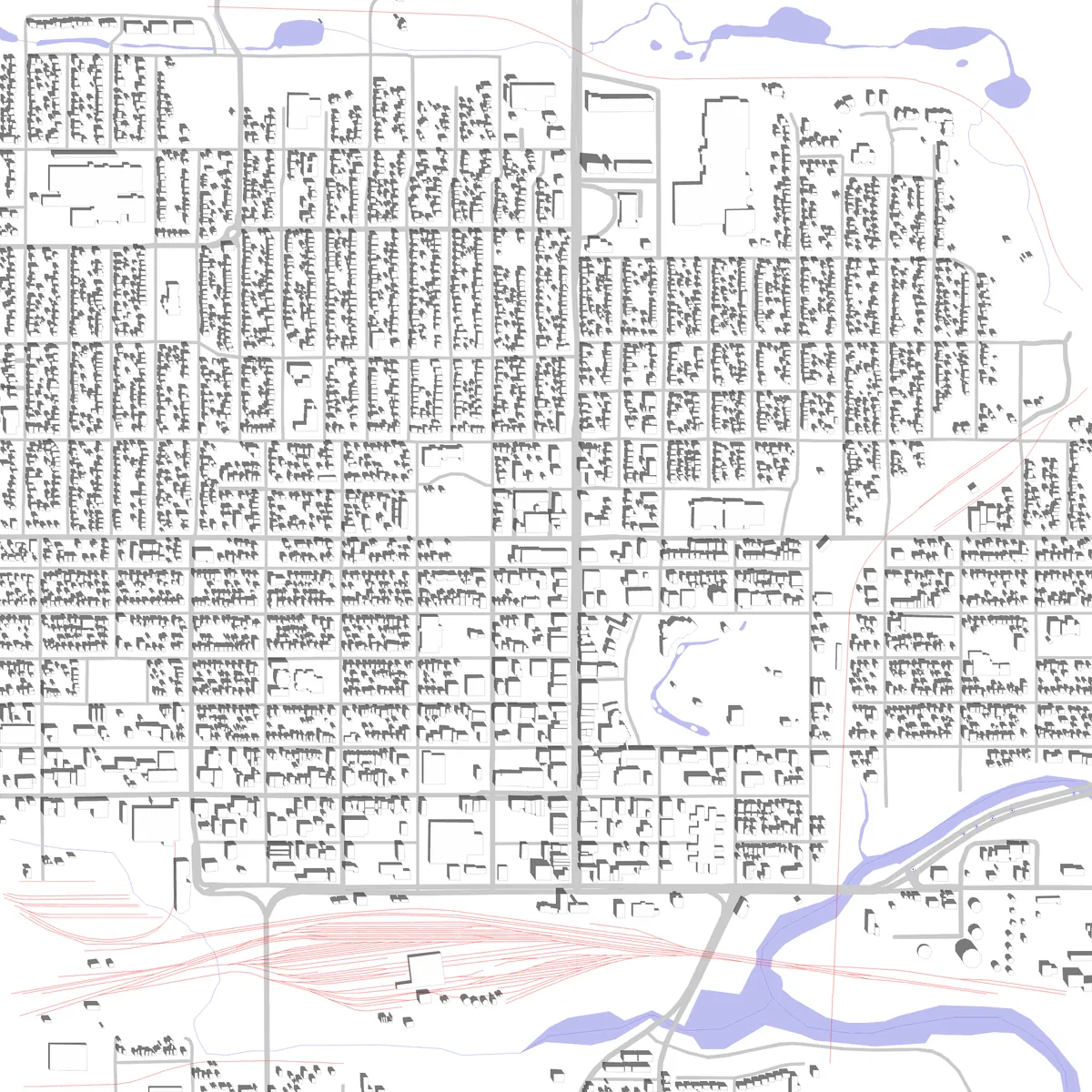 Moose Jaw site plan (2.5 km)