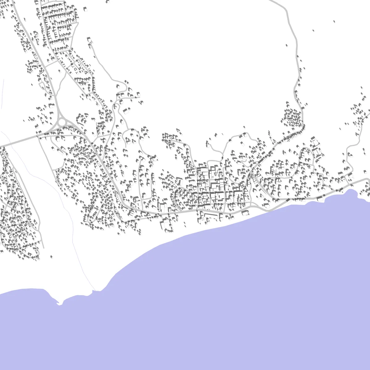 Morant Bay site plan (2.5 km)