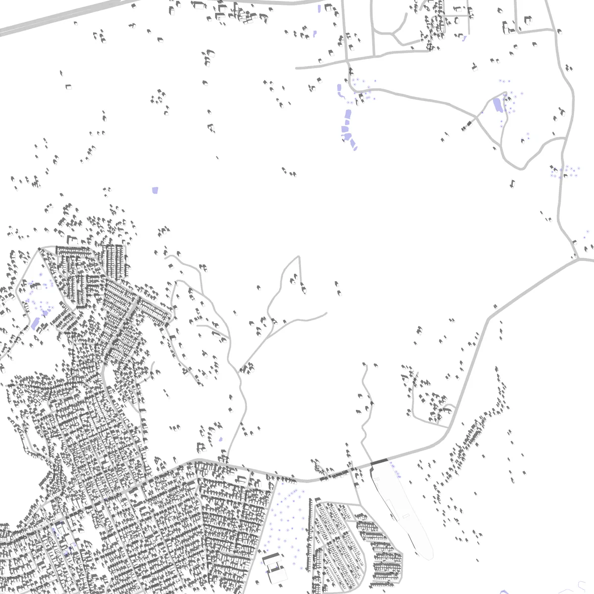Moreno Lageplan (2,5 km)