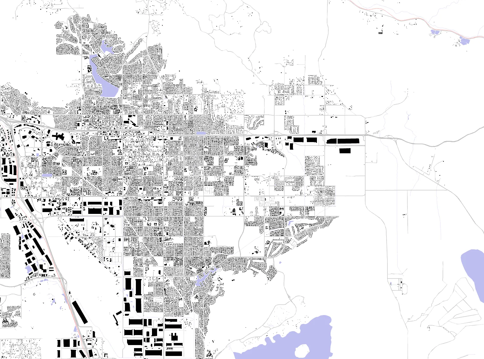 Moreno Valley Schwarzplan
