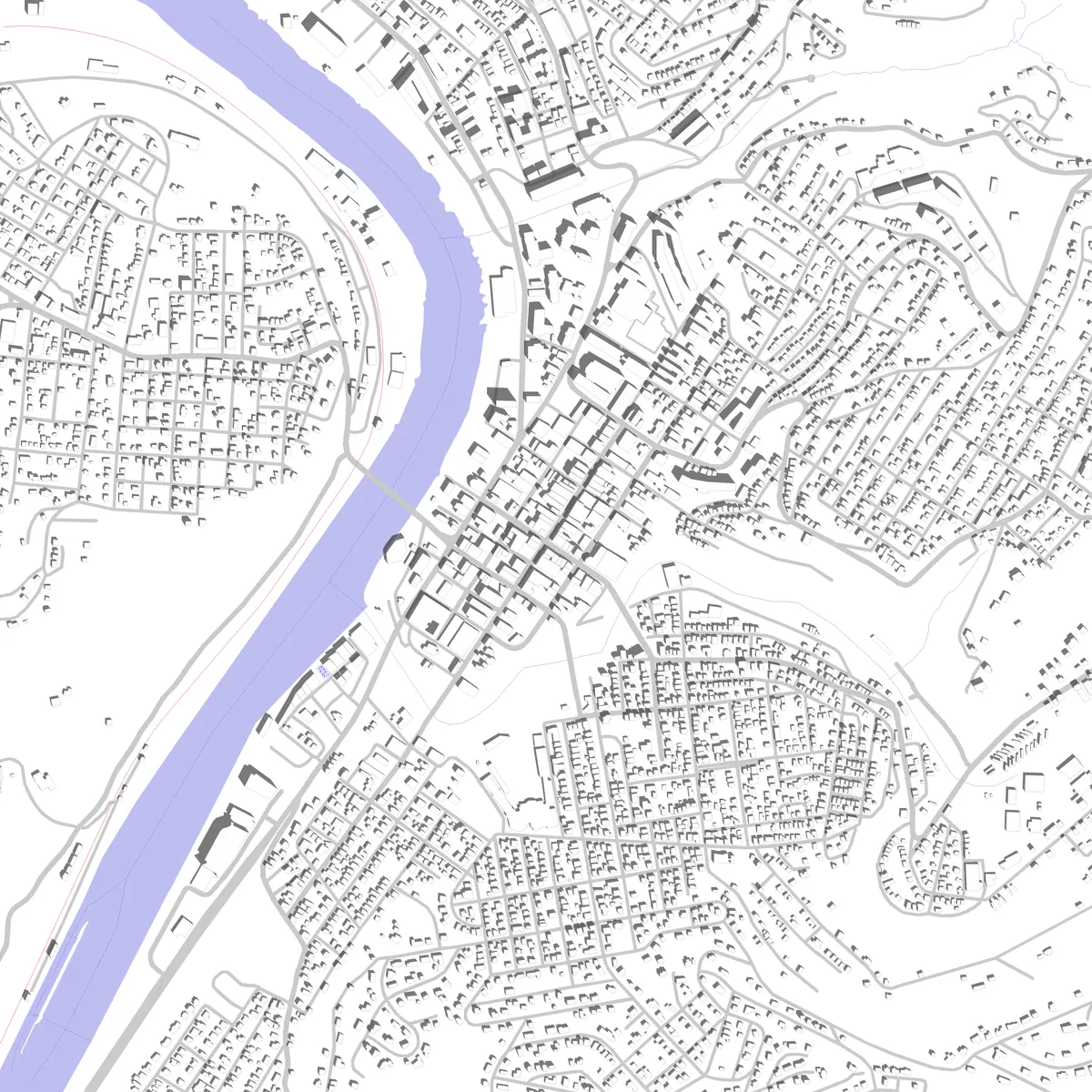 Morgantown site plan (2.5 km)