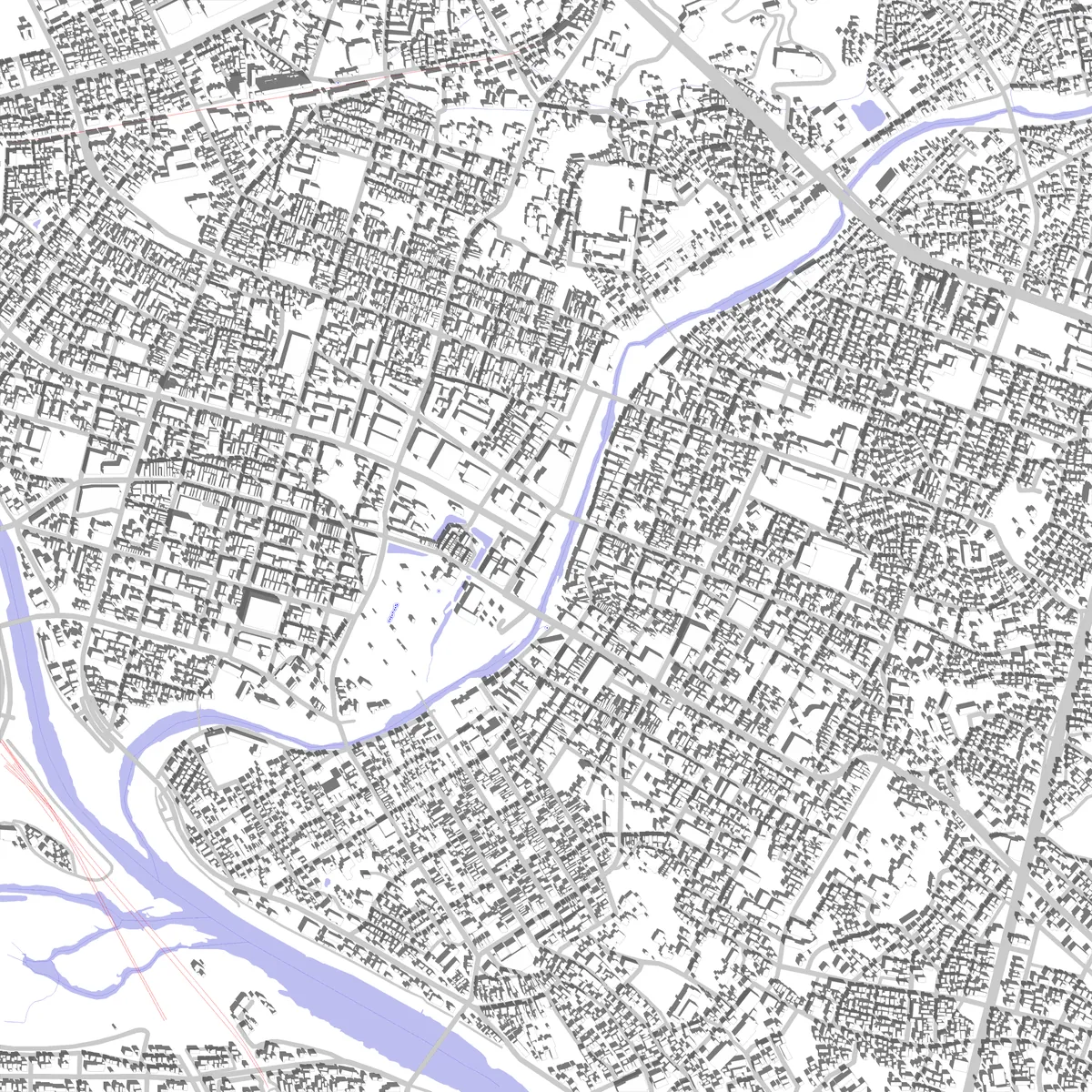 Morioka site plan (2.5 km)