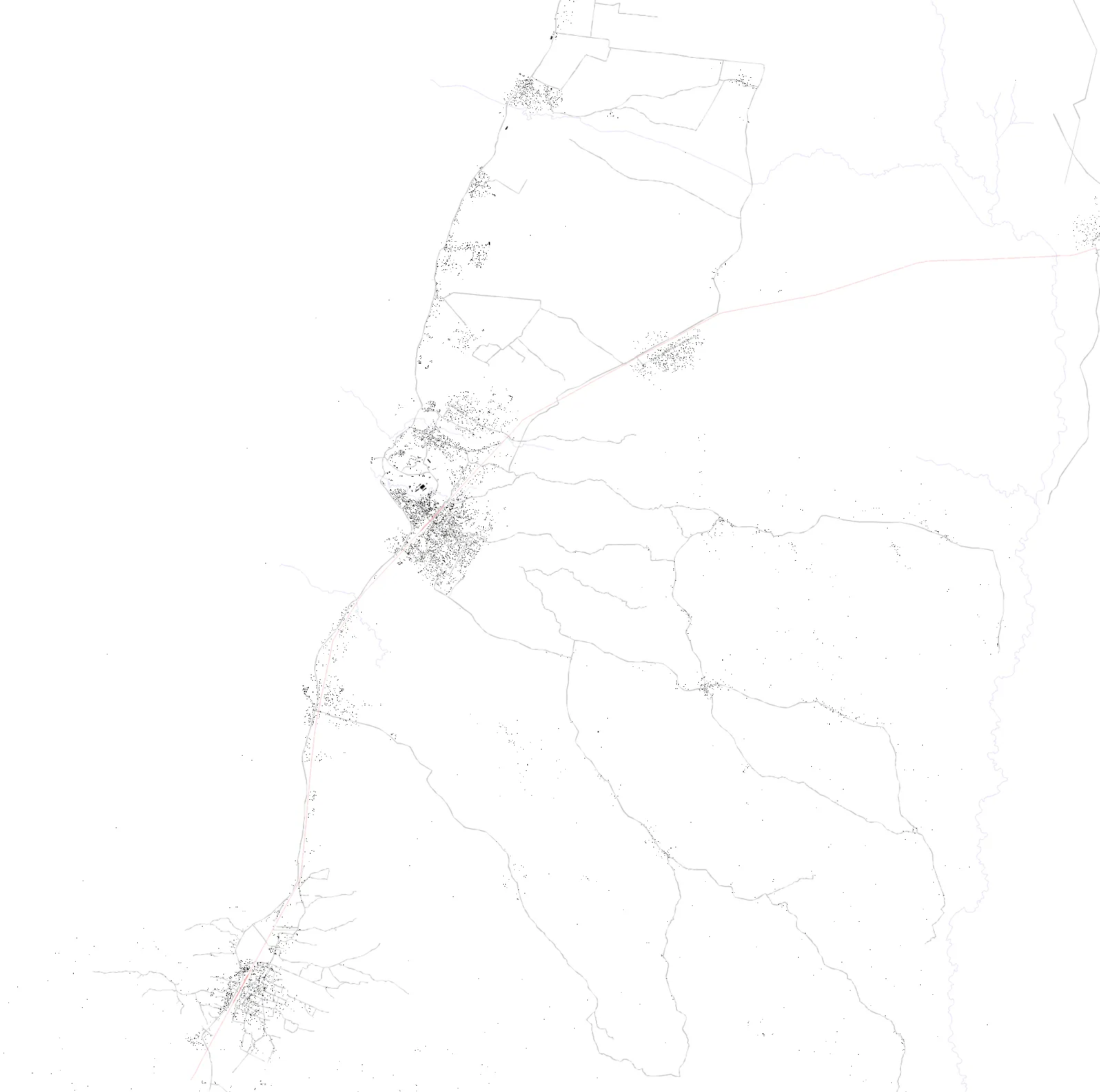 Morogoro figure ground plan