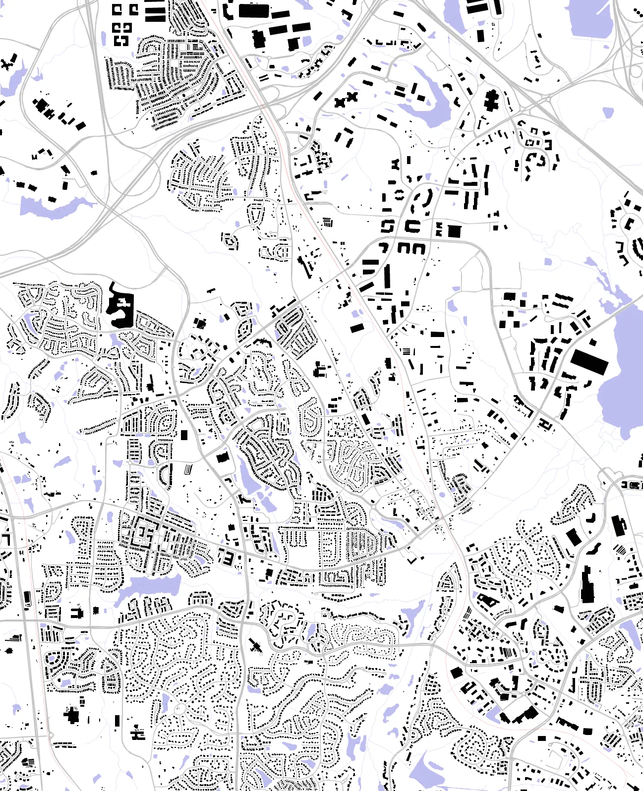 Morrisville figure ground plan