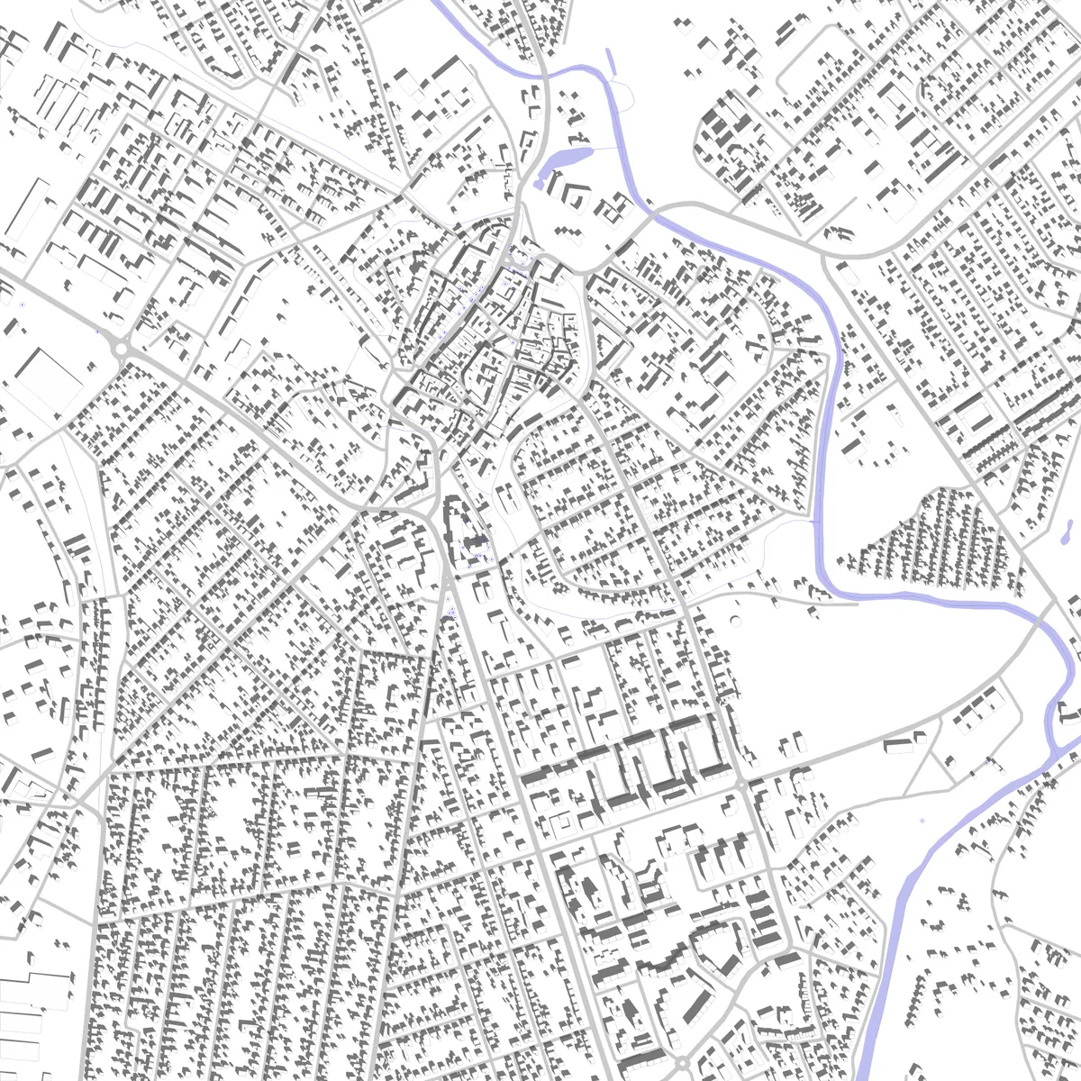 Mosonmagyaróvár Lageplan (2,5 km)