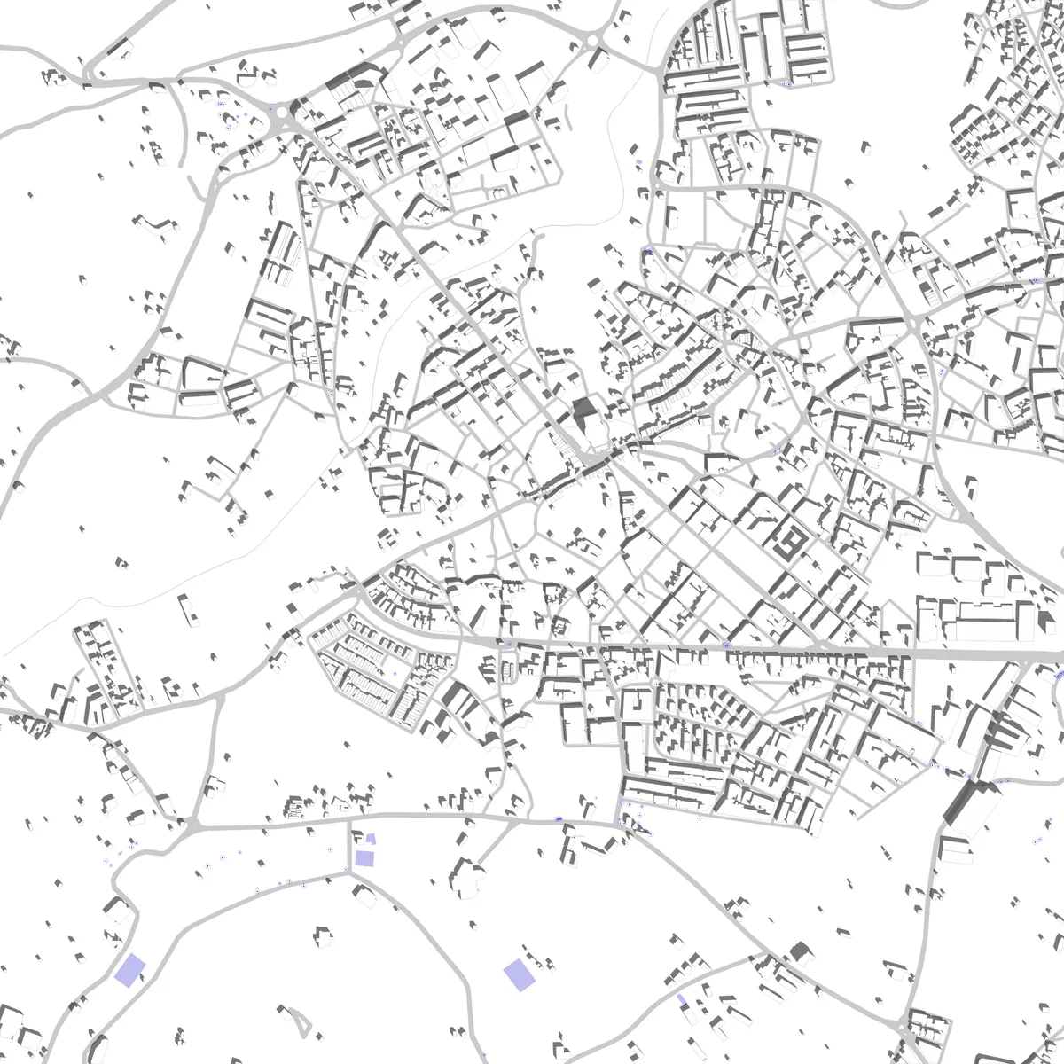 Mosta Lageplan (2,5 km)