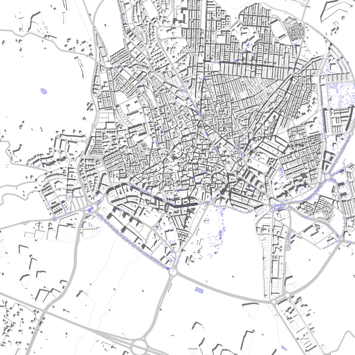 Motril plano de situación (2.5 km)