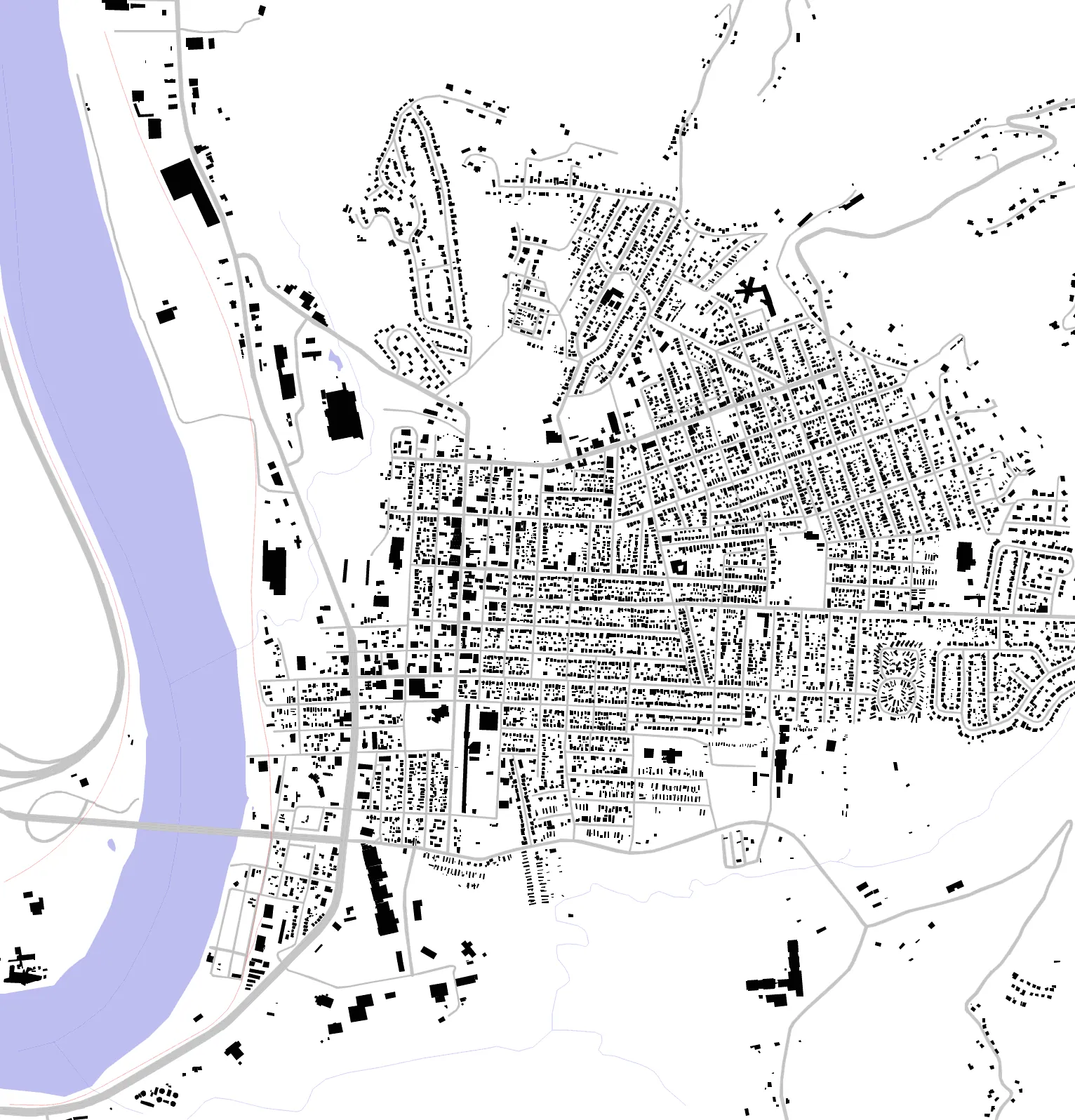 Moundsville Schwarzplan