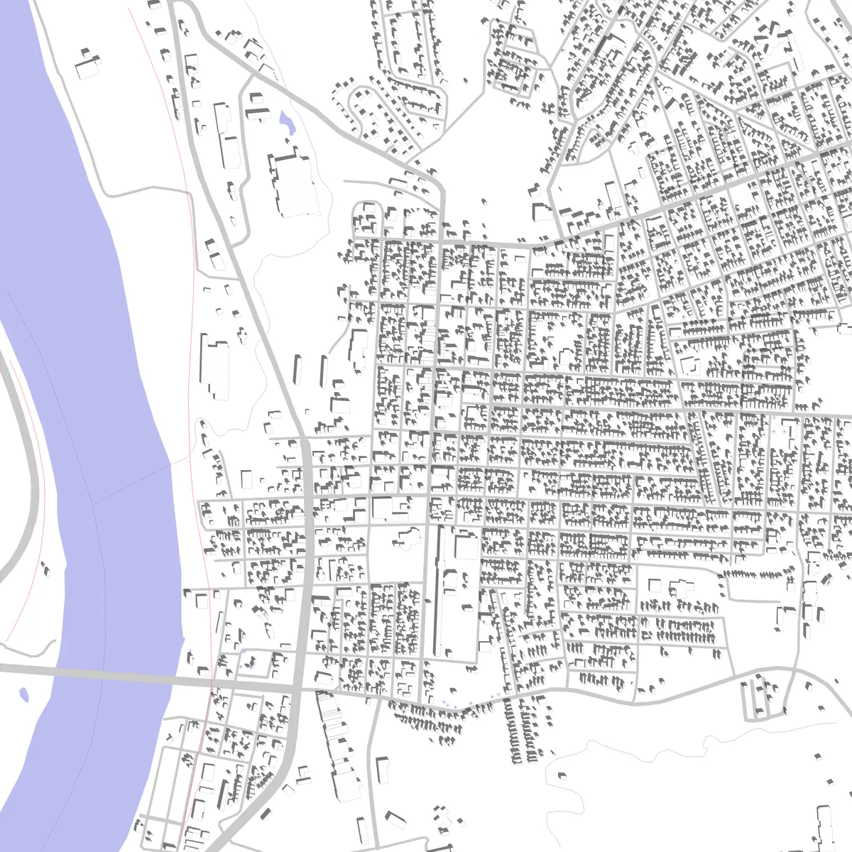 Moundsville Lageplan (2,5 km)