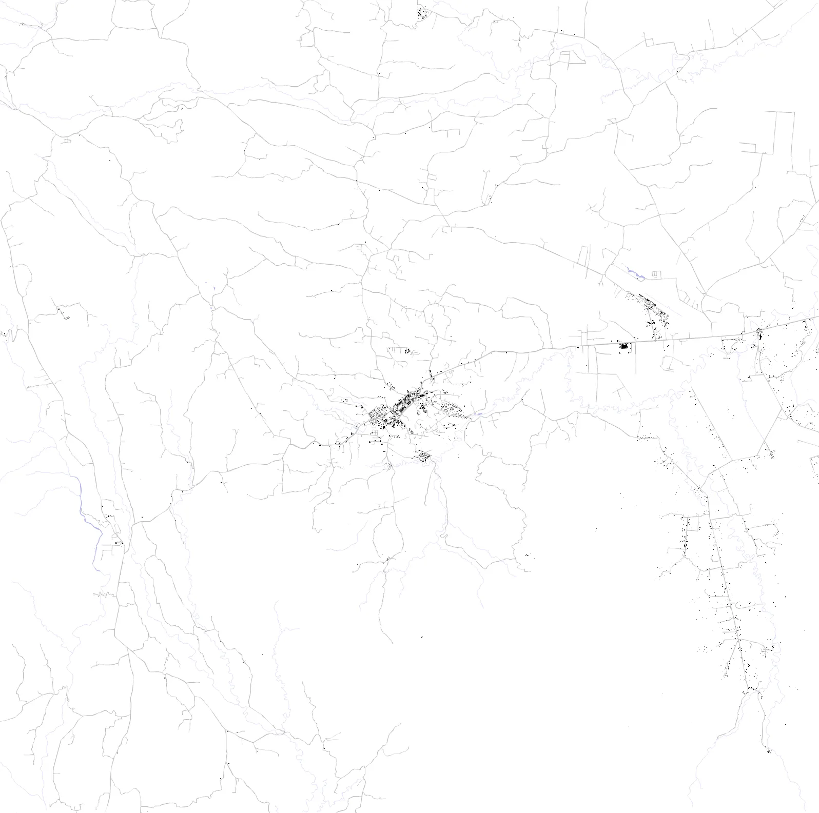 Mount Hagen figure ground plan