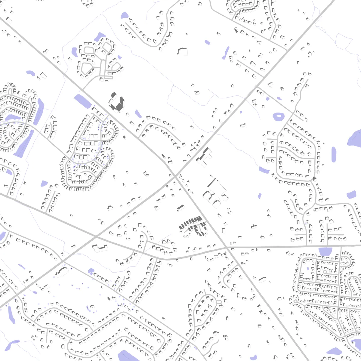 Mount Laurel Lageplan (2,5 km)
