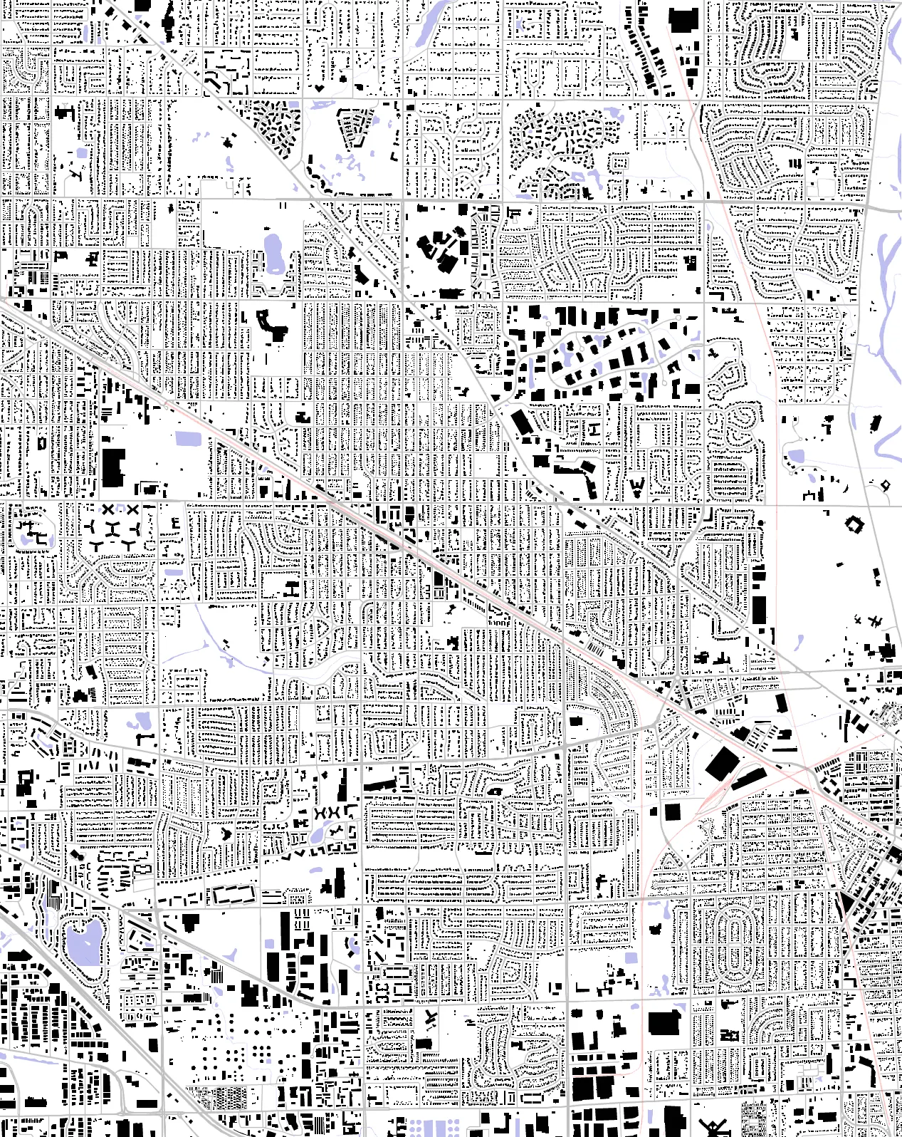Mount Prospect figure ground plan