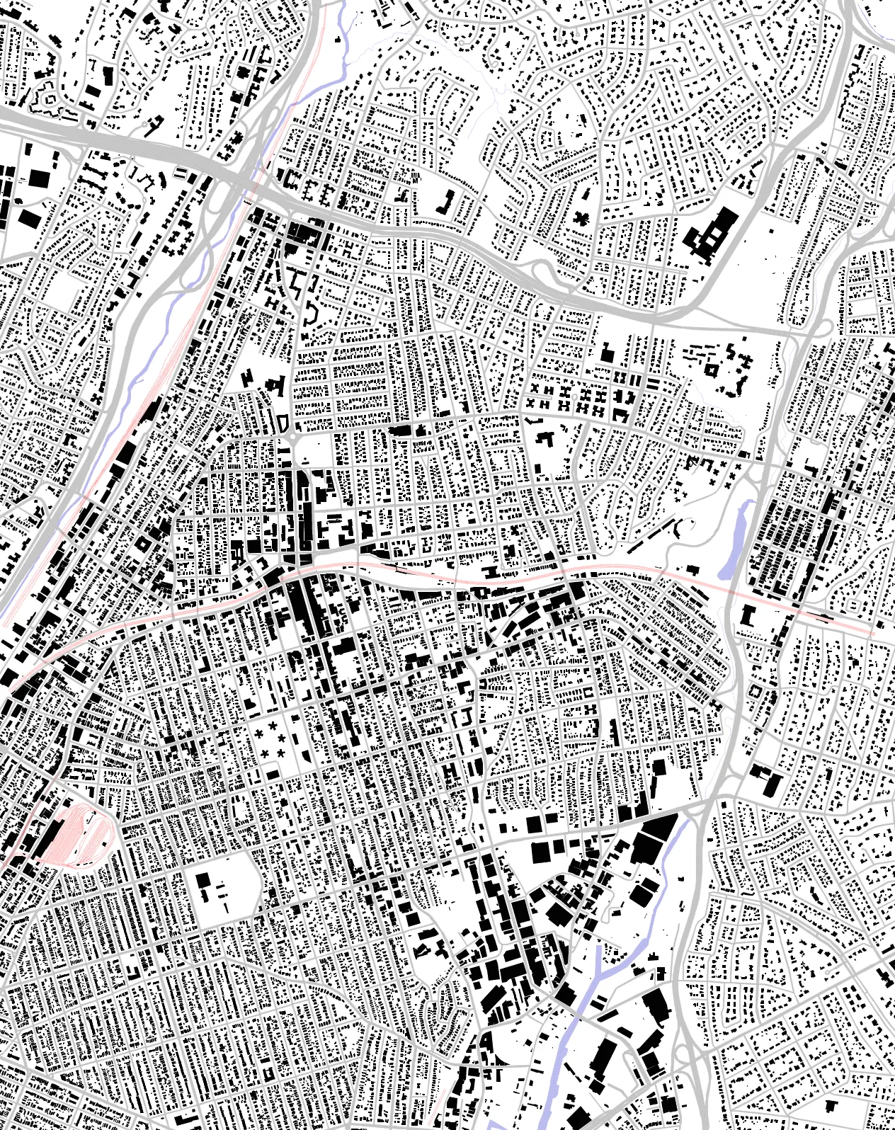 Mount Vernon figure ground plan