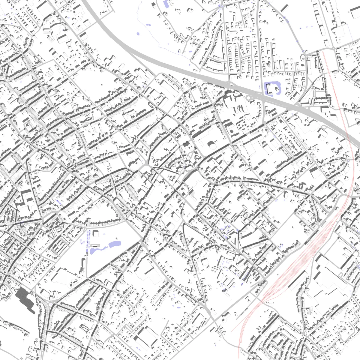 Mouscron Lageplan (2,5 km)
