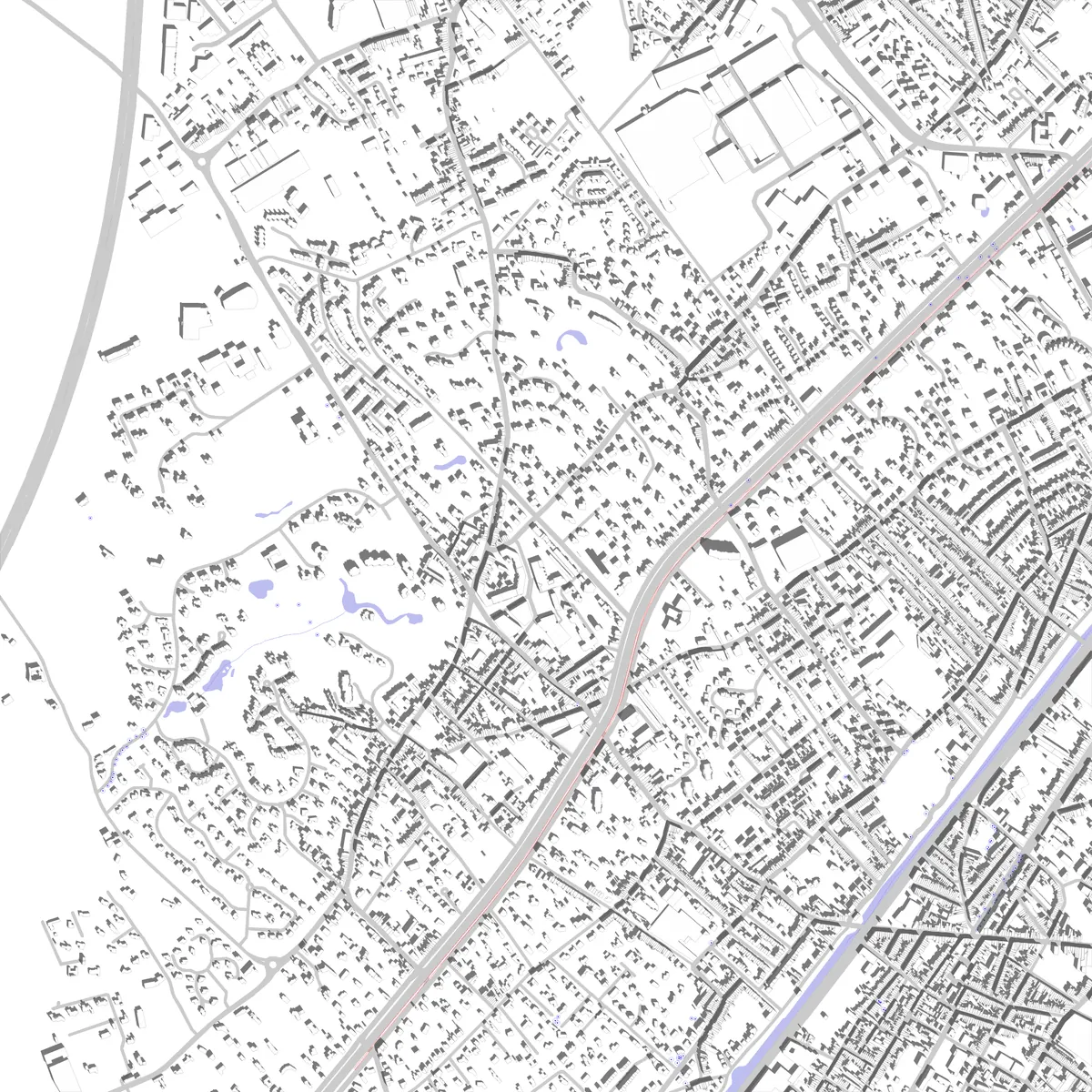 Mouvaux Lageplan (2,5 km)