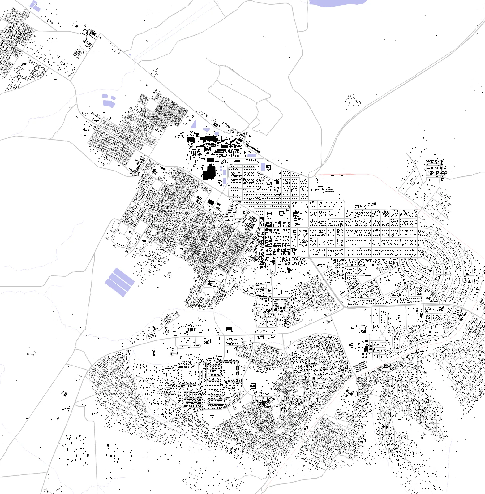 Mufulira figure ground plan