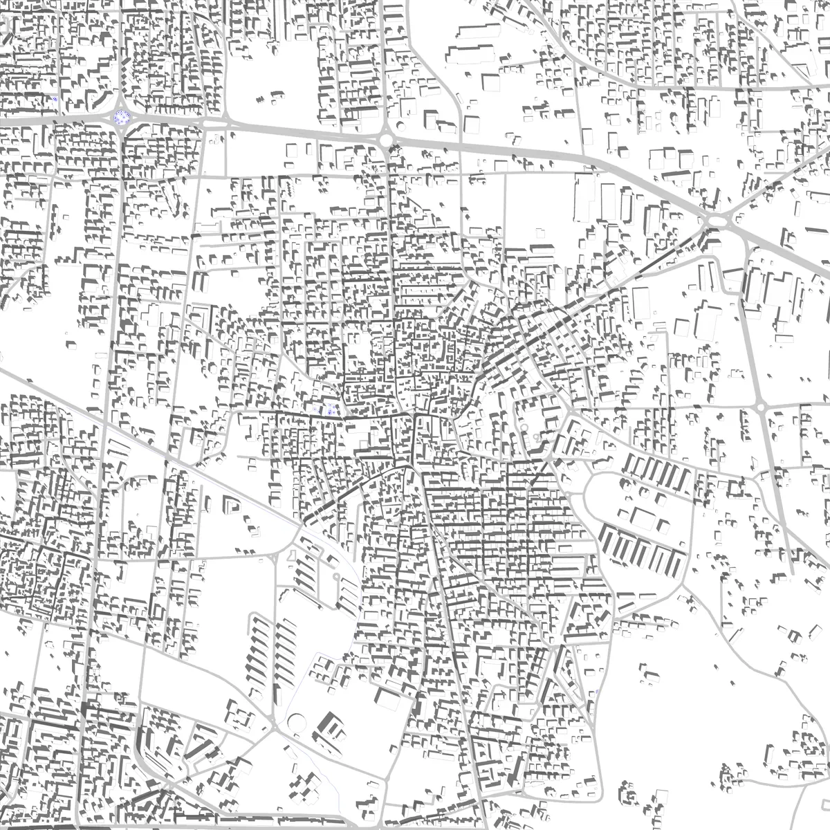 Mugnano di Napoli planimetria di sito (2,5 km)