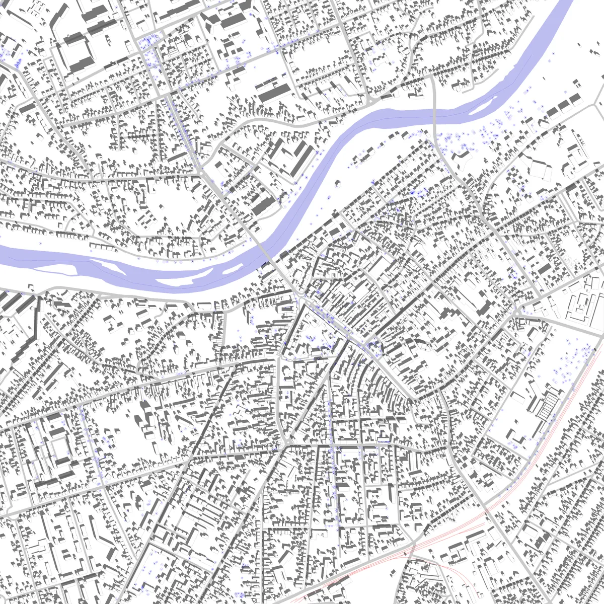 Mukachevo site plan (2.5 km)