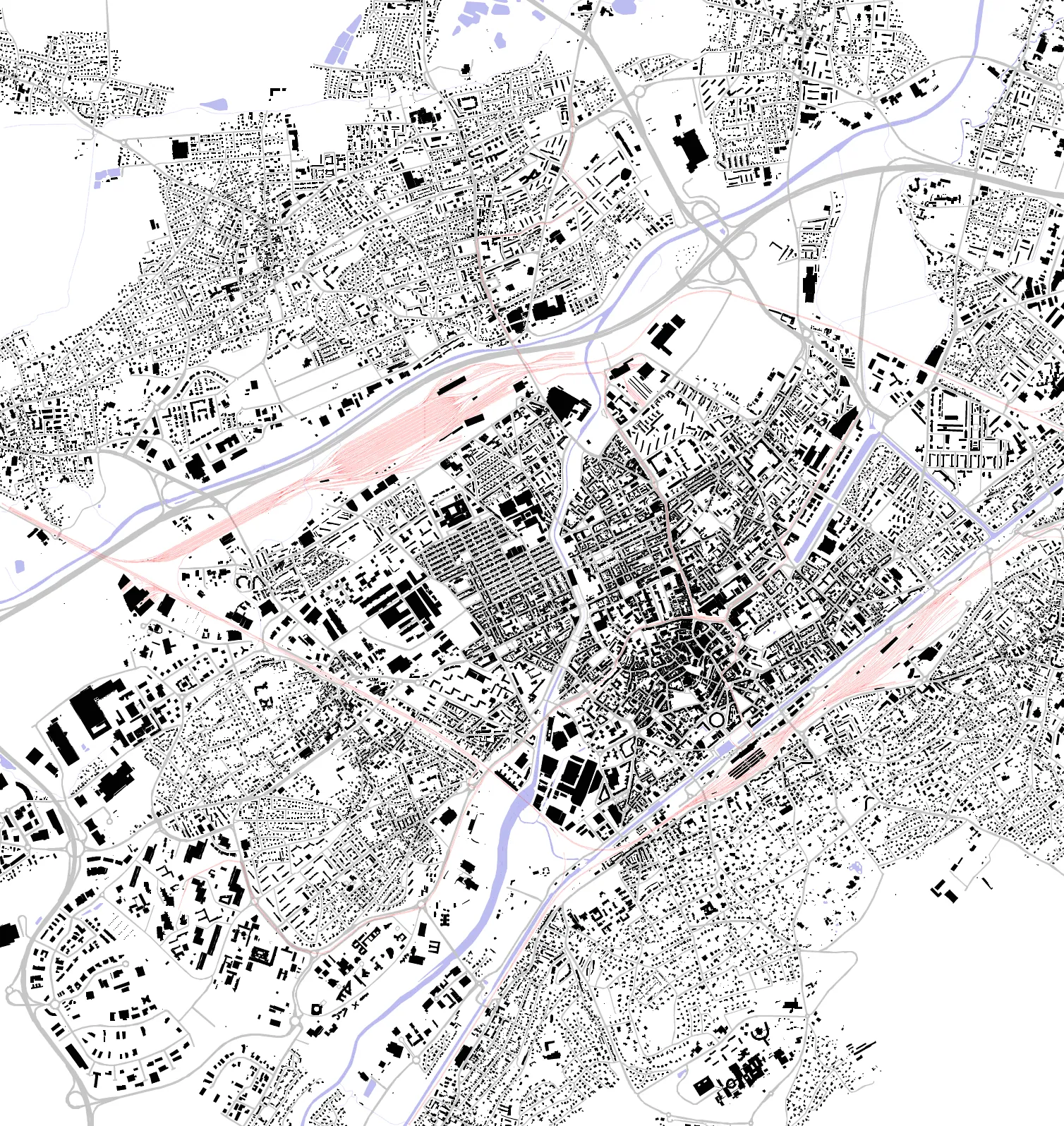 Mulhouse plan de masse