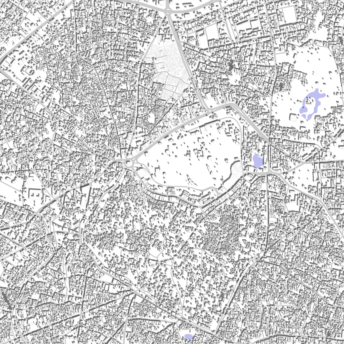 Multan Lageplan (2,5 km)