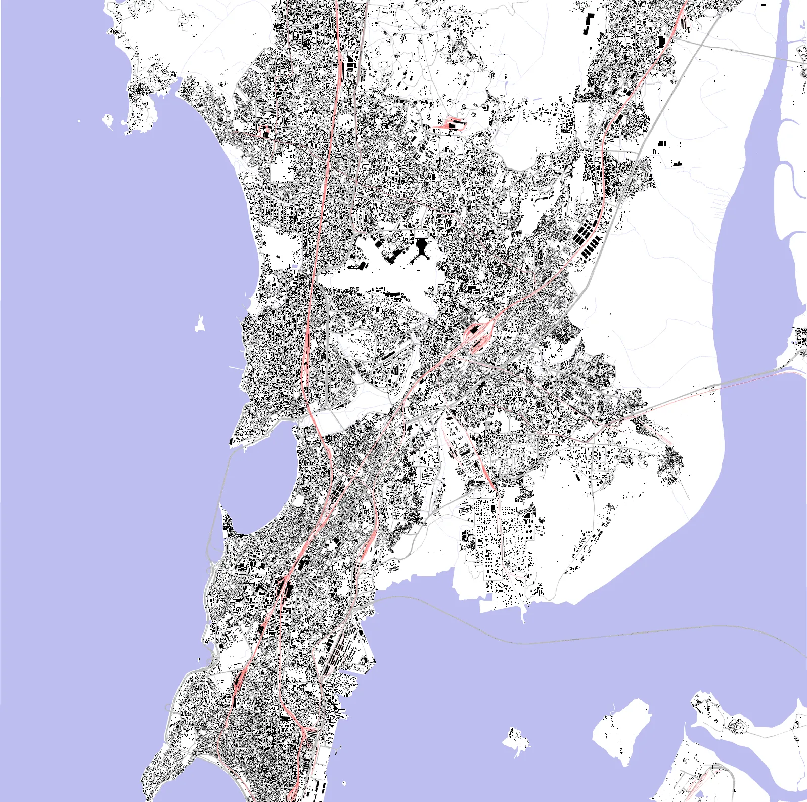 Mumbai figure ground plan