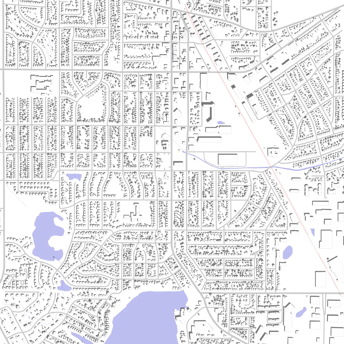 Mundelein Lageplan (2,5 km)