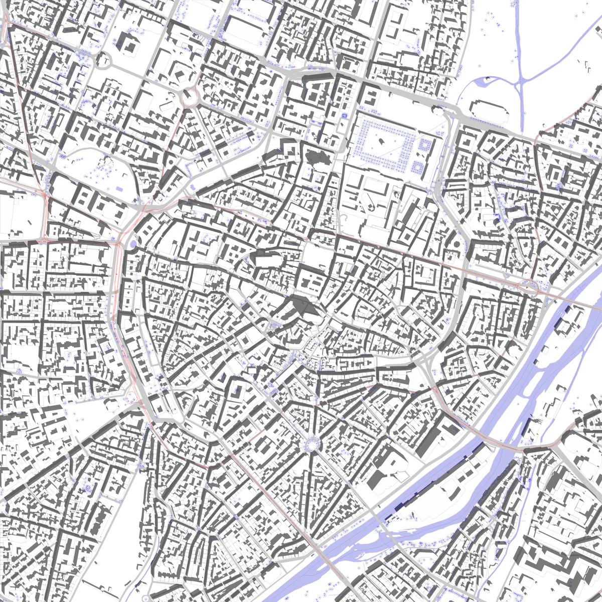Munich Lageplan (2,5 km)
