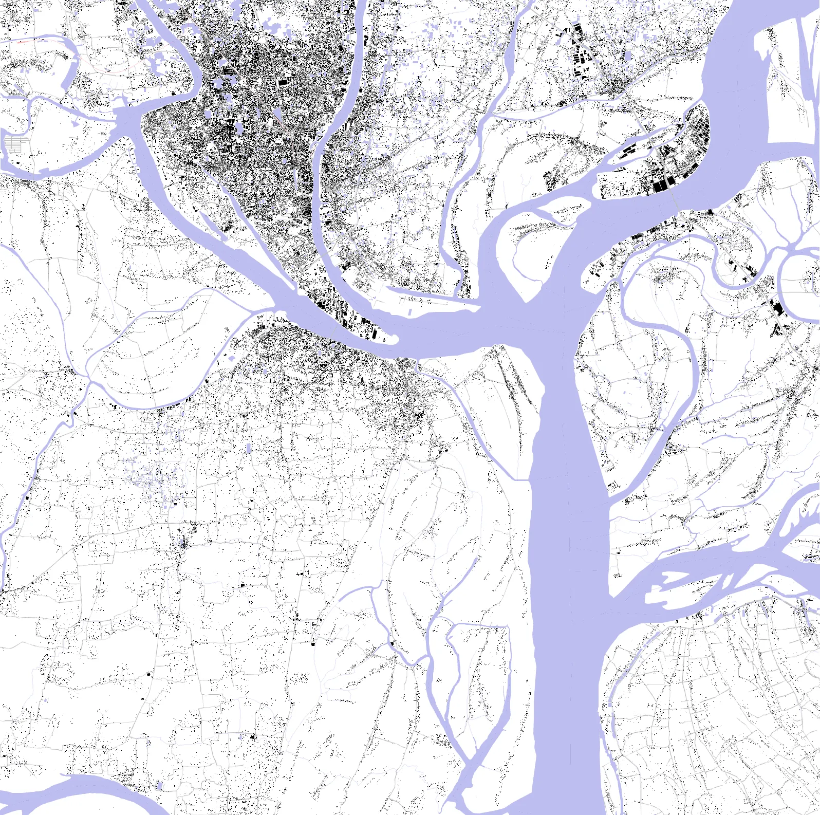 Munshiganj figure ground plan