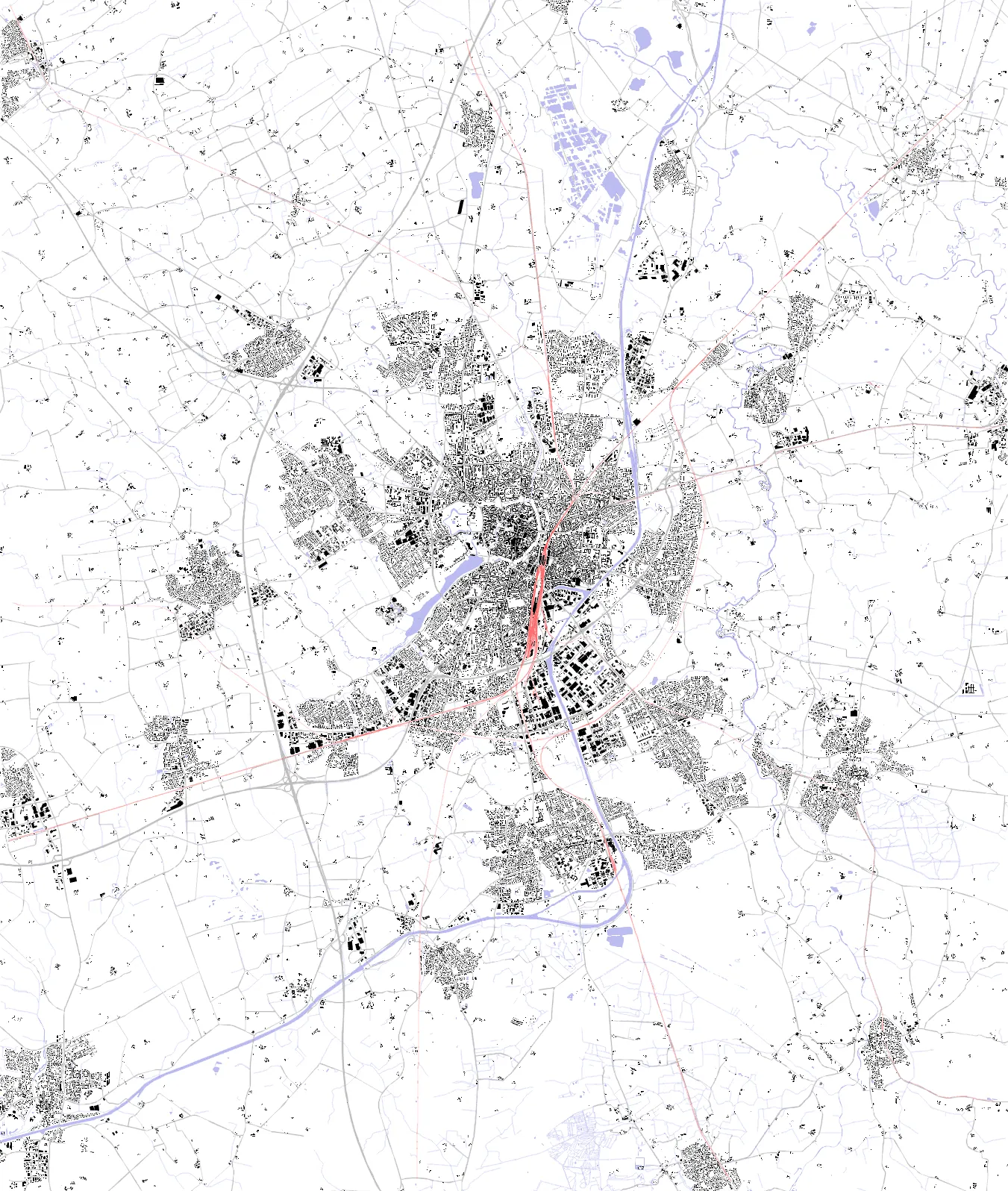 Münster Schwarzplan