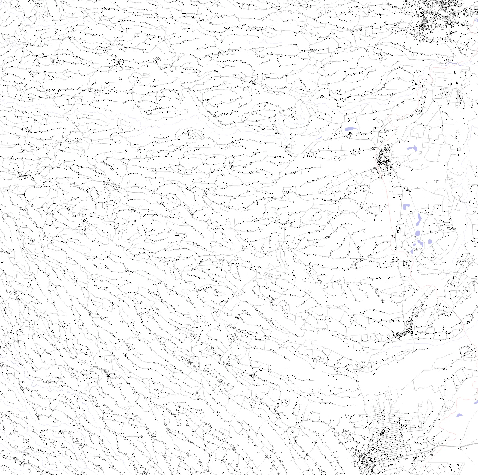 Murang'a figure ground plan