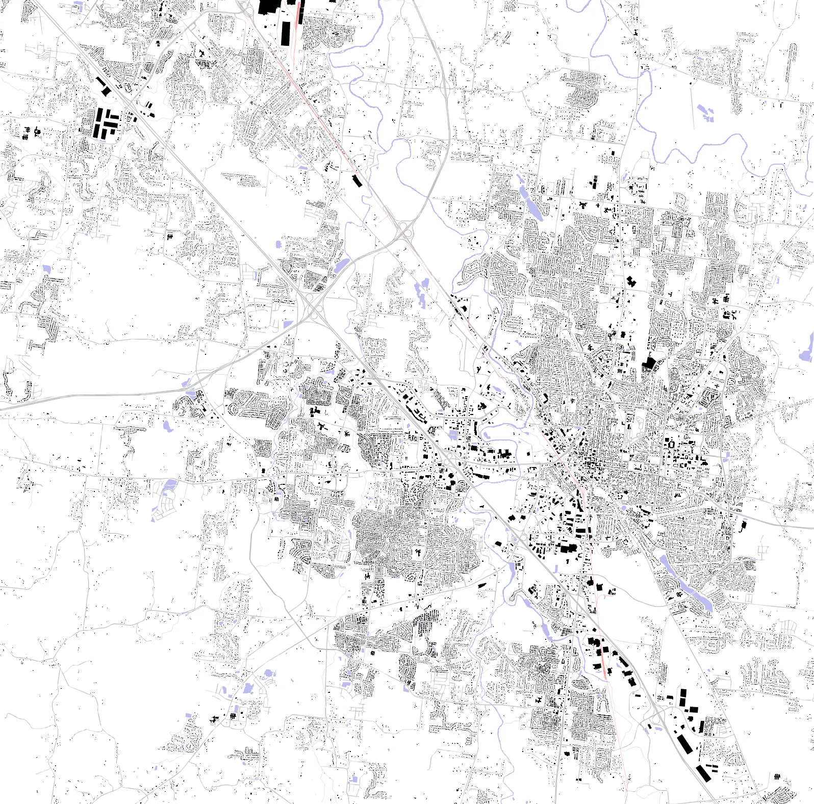 Murfreesboro figure ground plan