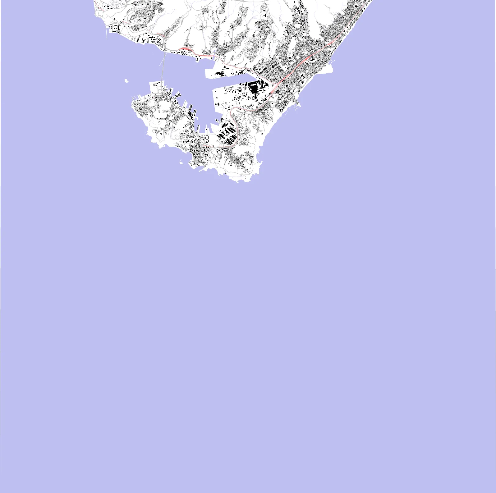 Muroran figure ground plan